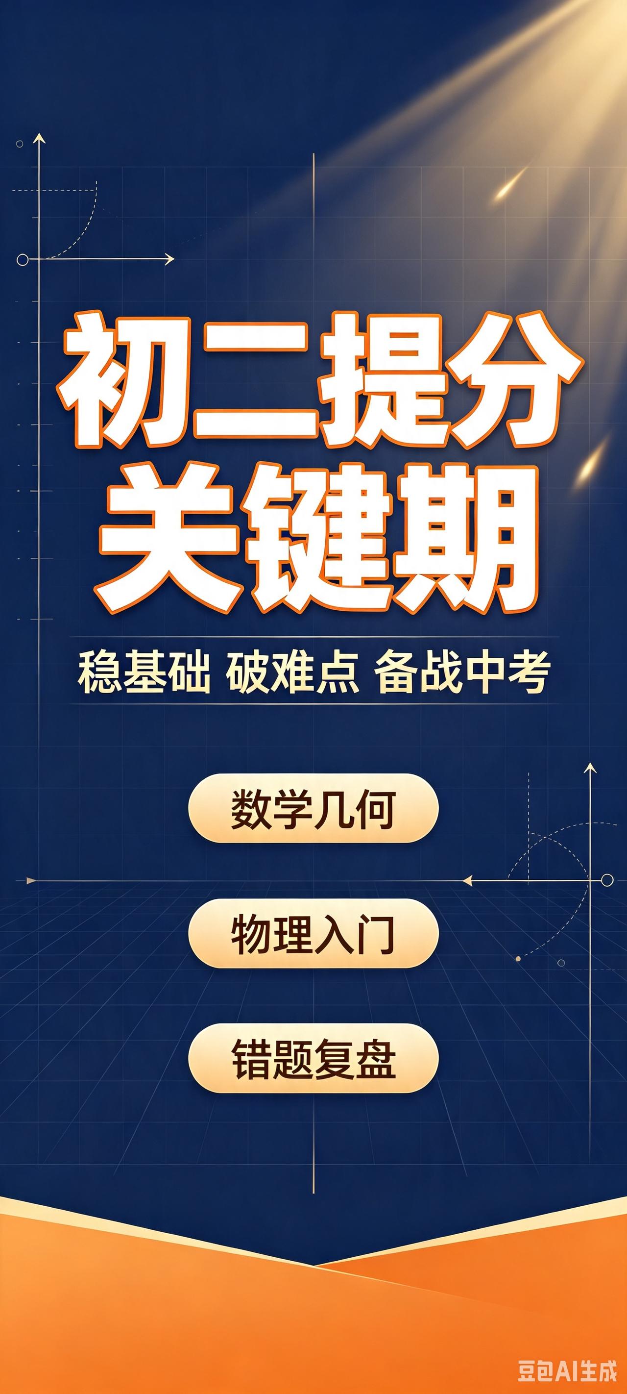 初二是初中阶段一道关键分水岭，也是决定中考上限的黄金过渡期。不少孩子初一成绩相差