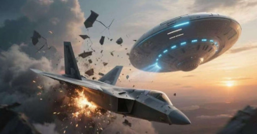 F-16曾撞上UFO，五角大楼一年收到757份相关报告，外星飞船难道就爱往美国跑