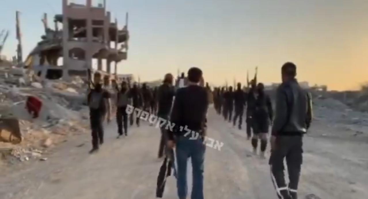 反哈马斯民兵组织阿什拉夫·曼西领导的北方人民军表示，其战士正在拜特拉希亚附近准备