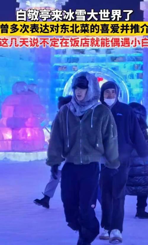 内娱活人天花板非白敬亭莫属！12月27日他私游哈尔滨冰雪大世界，挑战423米冰滑