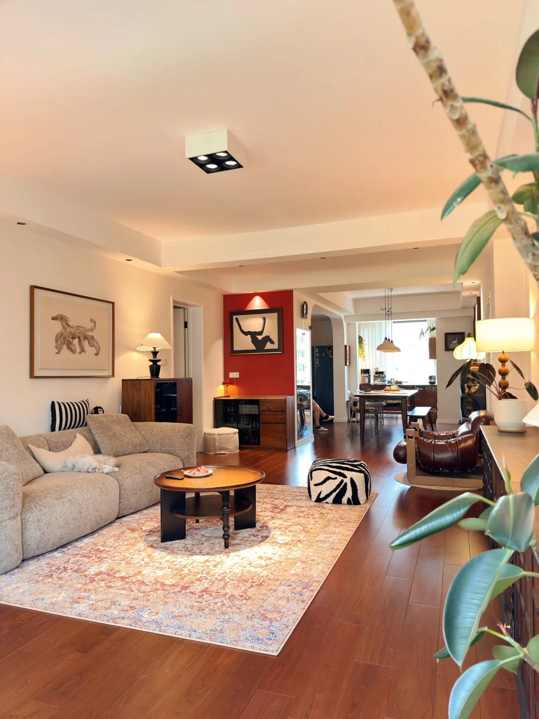 120平胡桃木轻复古小家｜越简单越好宅