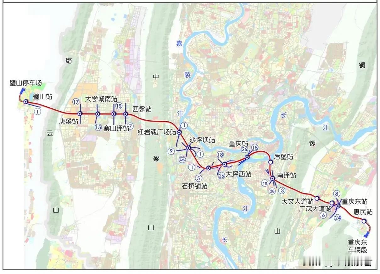 分段开通，轨道27号线首通段通车时间定了！重庆主城第二条城轨快线，也是换乘之王