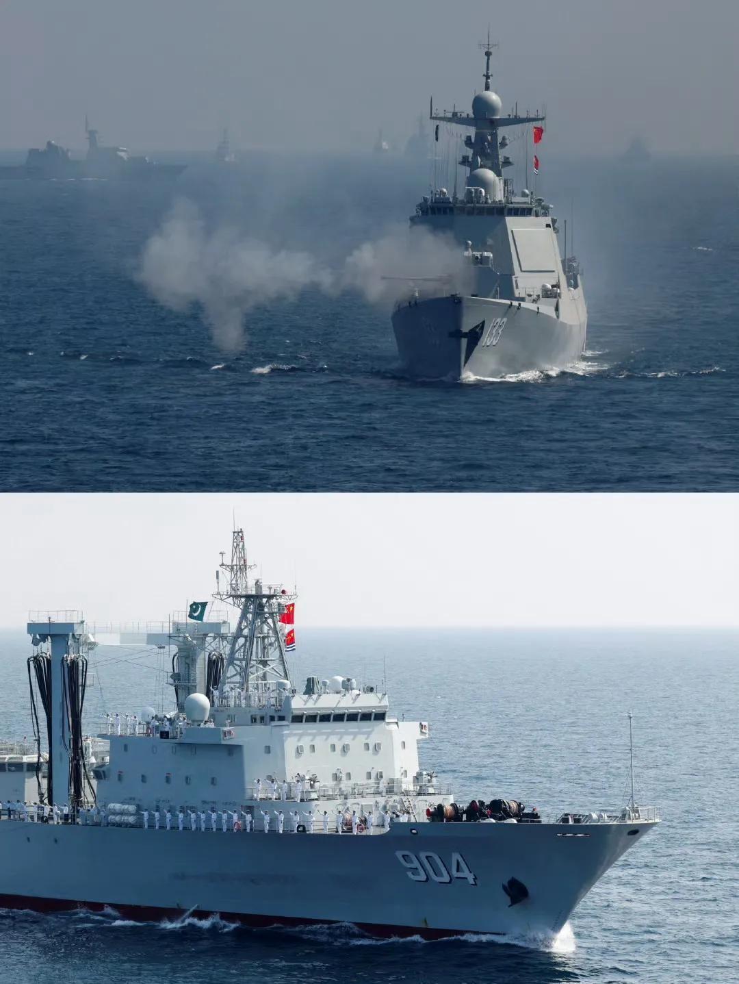 美：你那艘055大驱怎么跑到波斯猫家门口了？中：哪跟哪呀？我都不知道你在说什么