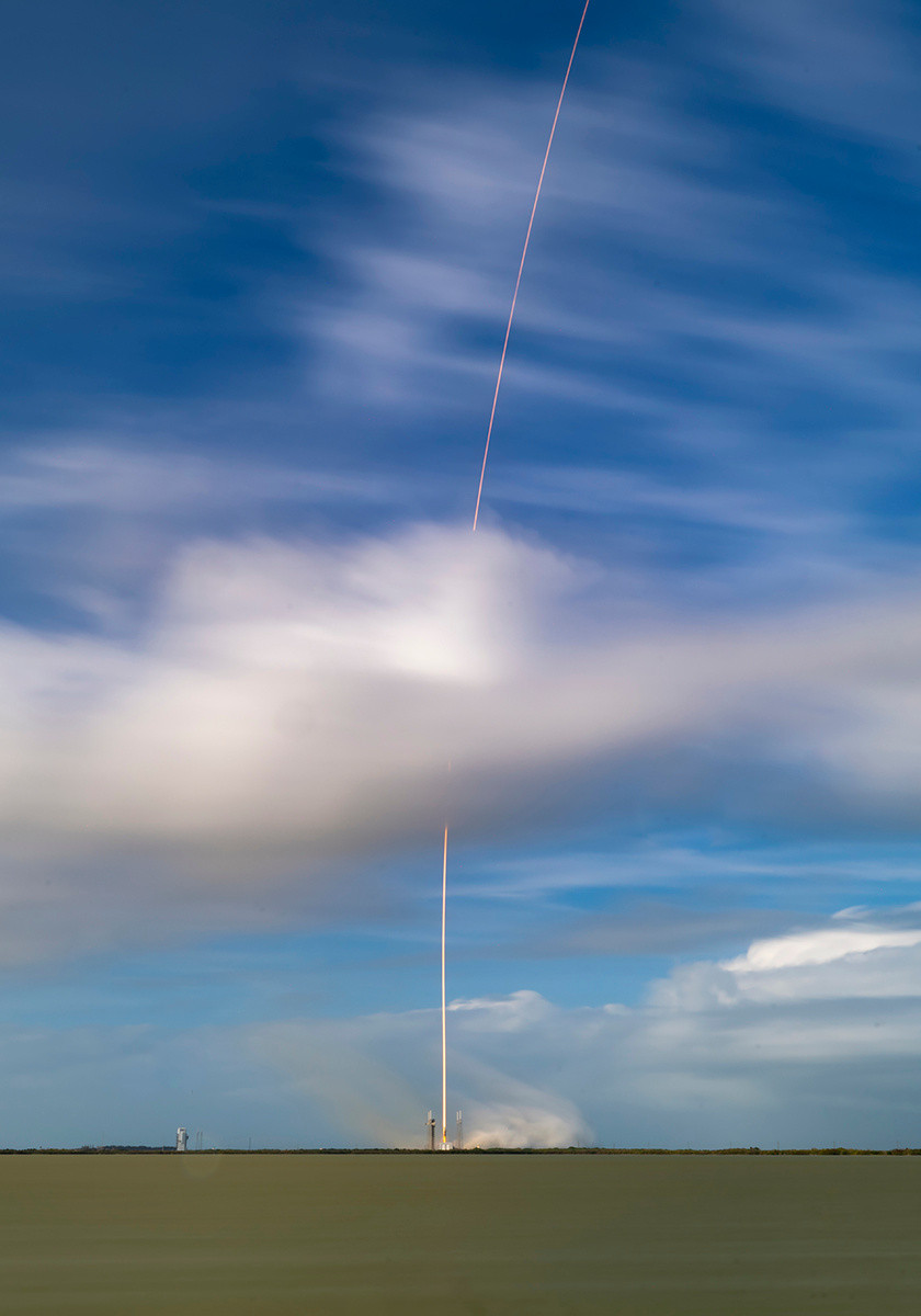 3月31日05:15，SpaceX在卡纳维拉尔太空军基地SLC-40，使用Fal