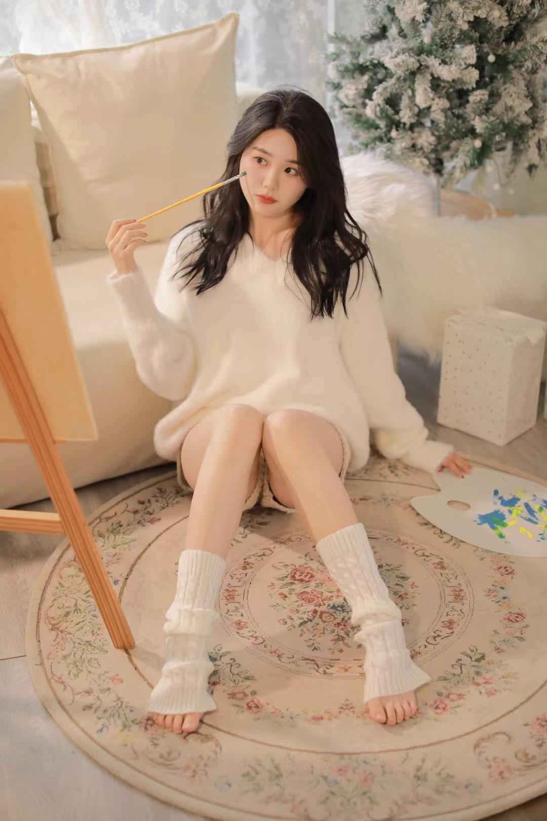 少女摄影|NO.0226期艺术系少女室内慵懒写真