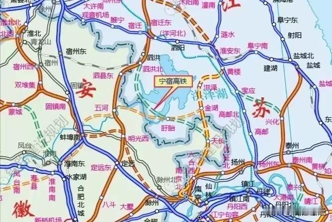 若谈及苏北高铁规划的遗憾，当属宿迁没有直接南下的线路。如今，江苏有意规划一条从宿
