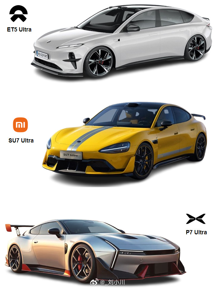 蔚来汽车小鹏汽车小米汽车理想汽车“蔚小小理”