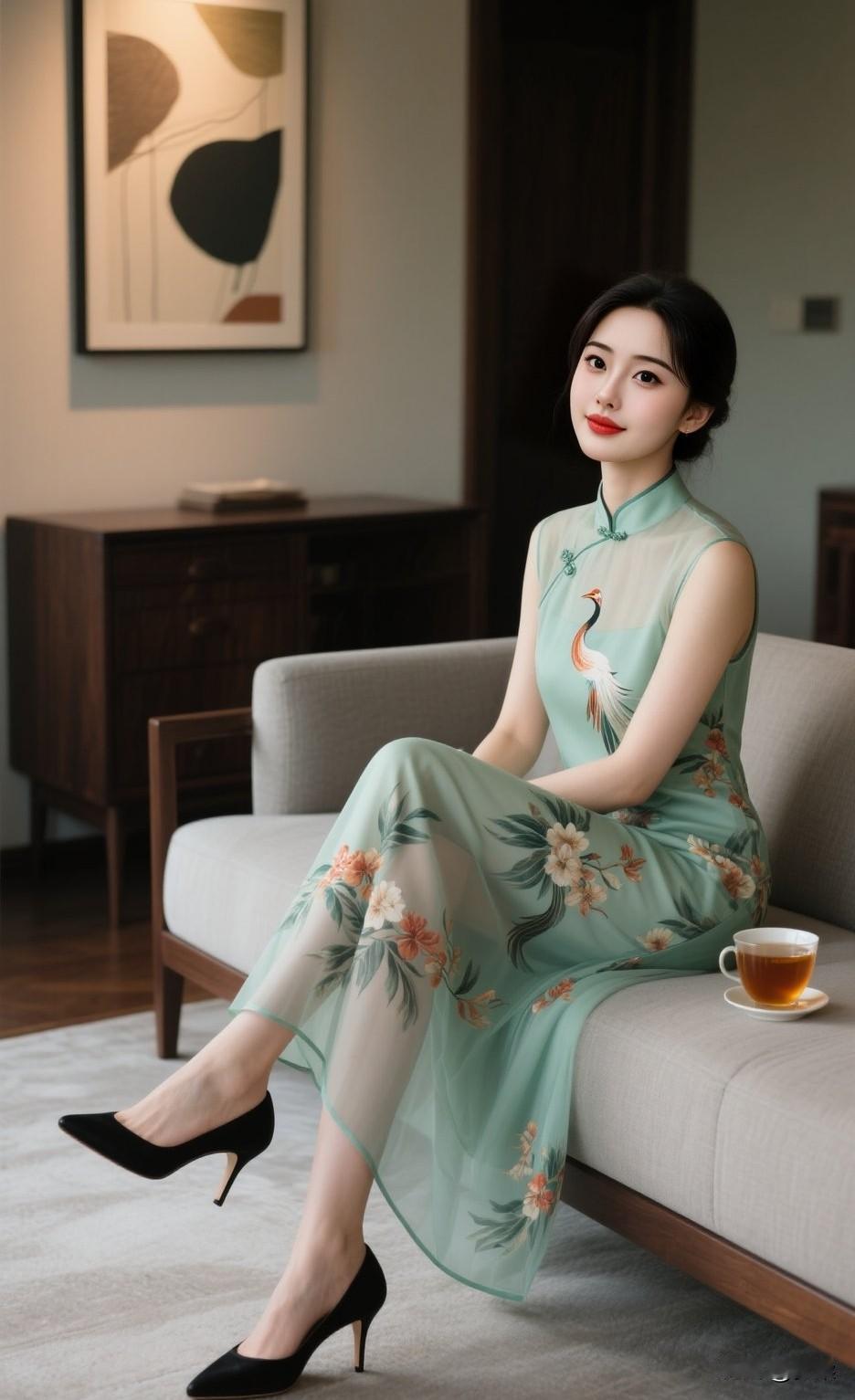 女生穿旗袍可以有多好看?