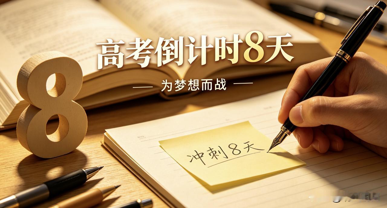 高考倒计时8天：最后一次模考结束，请告诉孩子，稳住就是赢今天，全国很多高三教