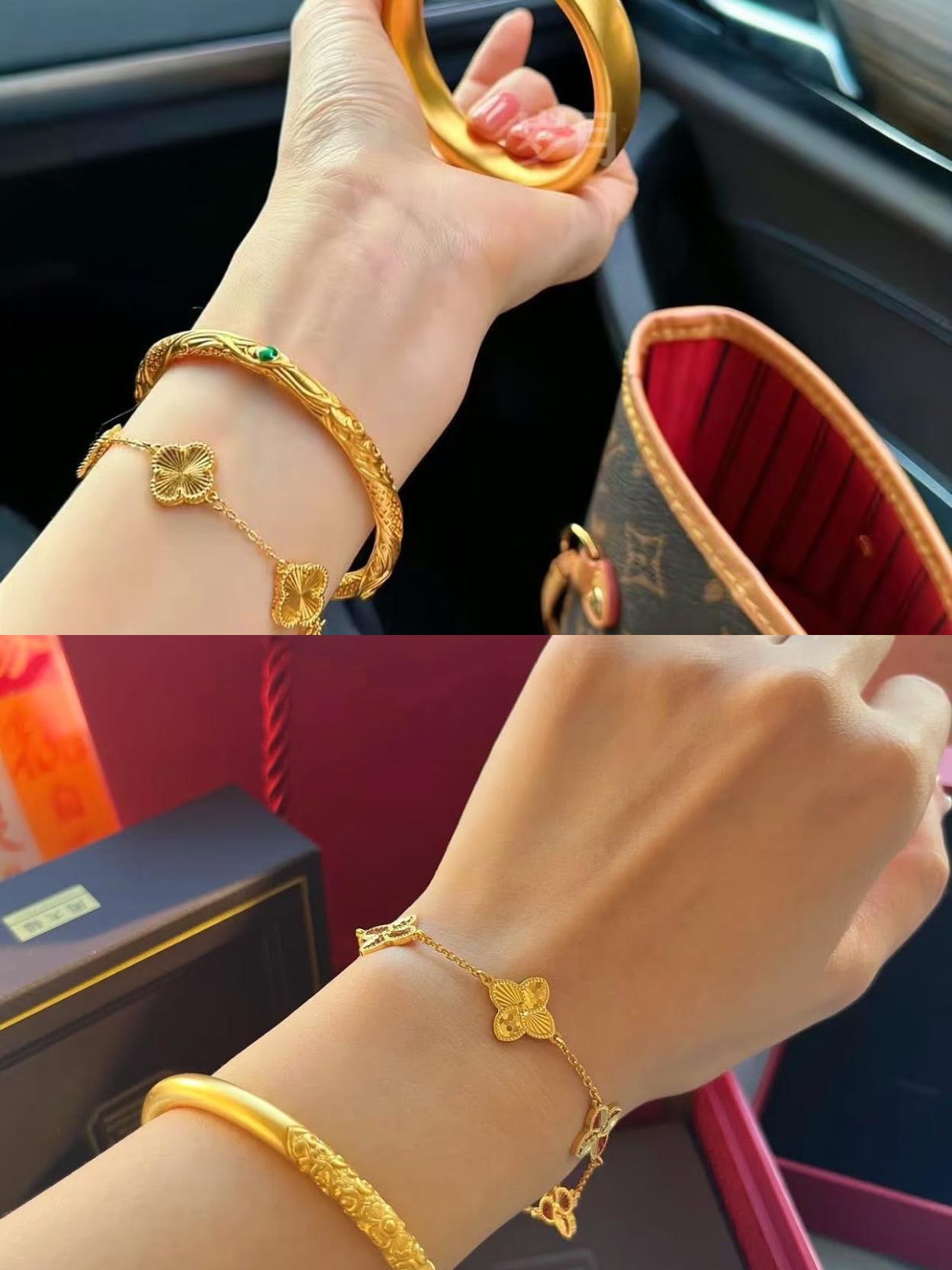 1月22日，今天金价突然暴跌，全网都在慌着抛售下车，我反倒果断入手100