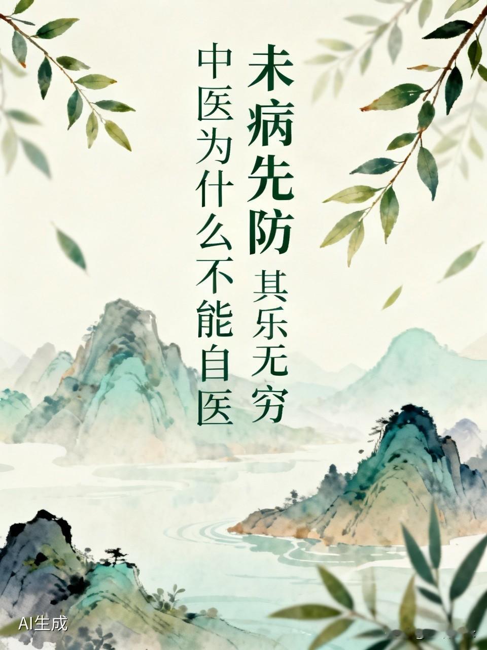 中医为啥不能自医，其实也不是绝对不能。虽说“医不自治”，但中医也能自己给自己看病