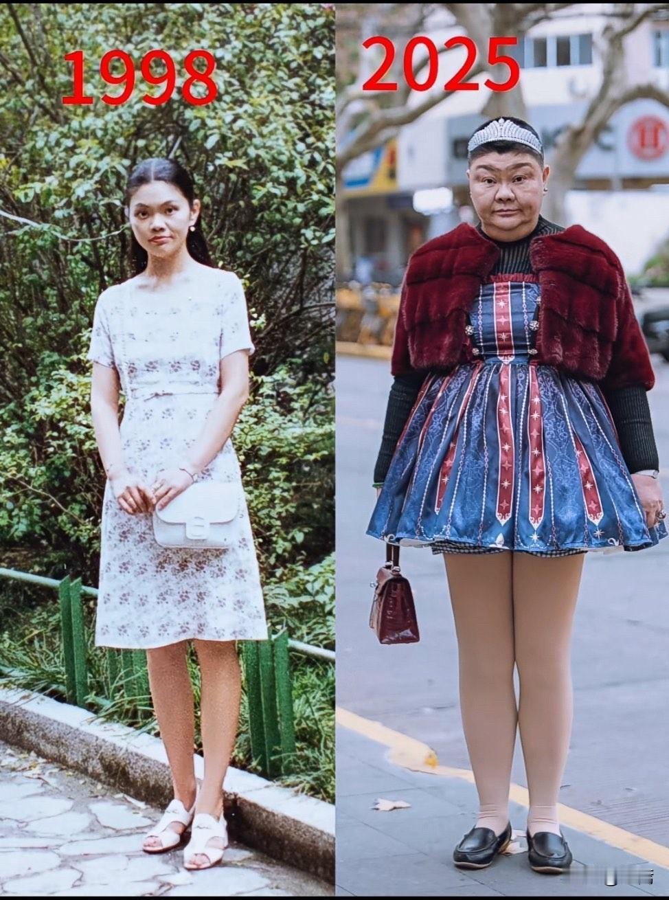 上海安福路小公主，年轻时苗条漂亮，掐得出水来；以前只看到她旁若无人的做自己的