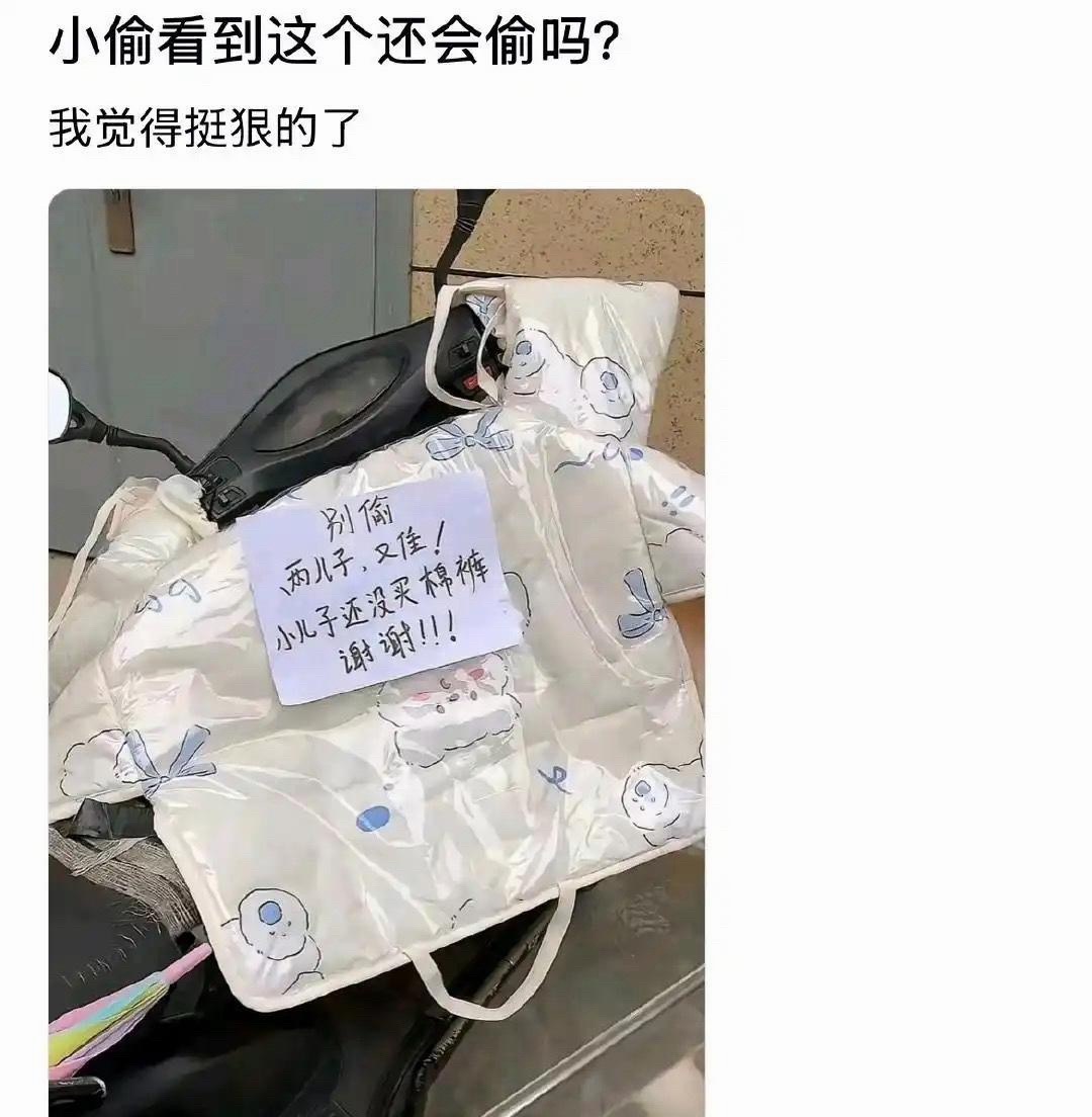 小偷看到这个还会偷吗？？