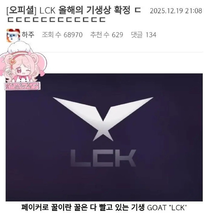 韩网热议: 榨干Faker身上所有价值的寄生虫GOAT LCK