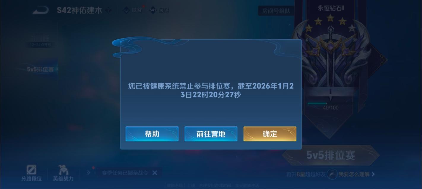 王者荣耀我不是已经成年了吗