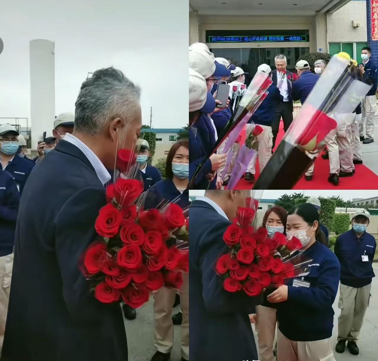 佳能工厂的散伙照真把人看傻了！员工笑着列队告别，那热闹劲儿，不知情的还以为是公司