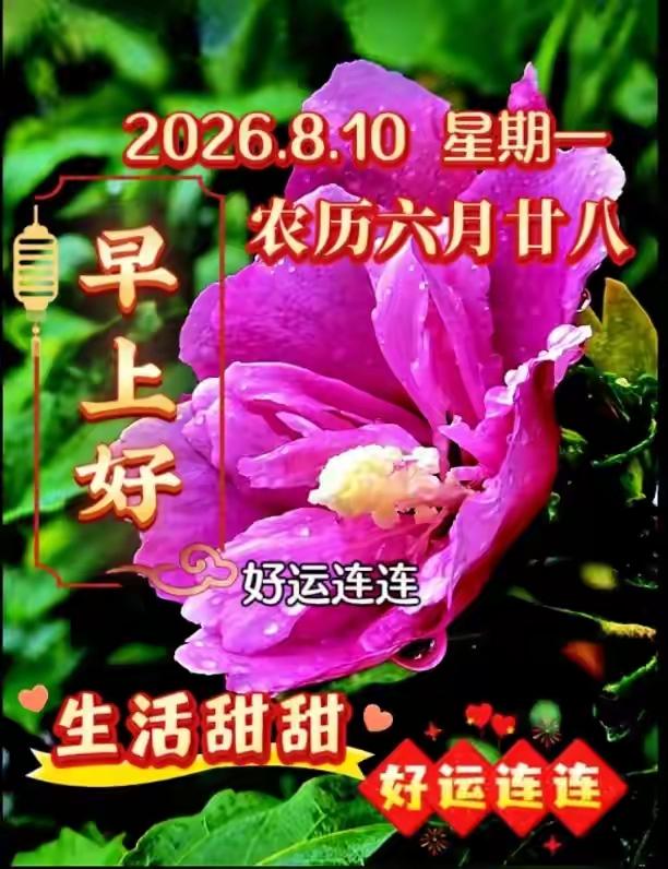 愿你晨起遇周一，愿日日有小美好送你晨光、清风、豁达、安康。温柔待人是修养，情