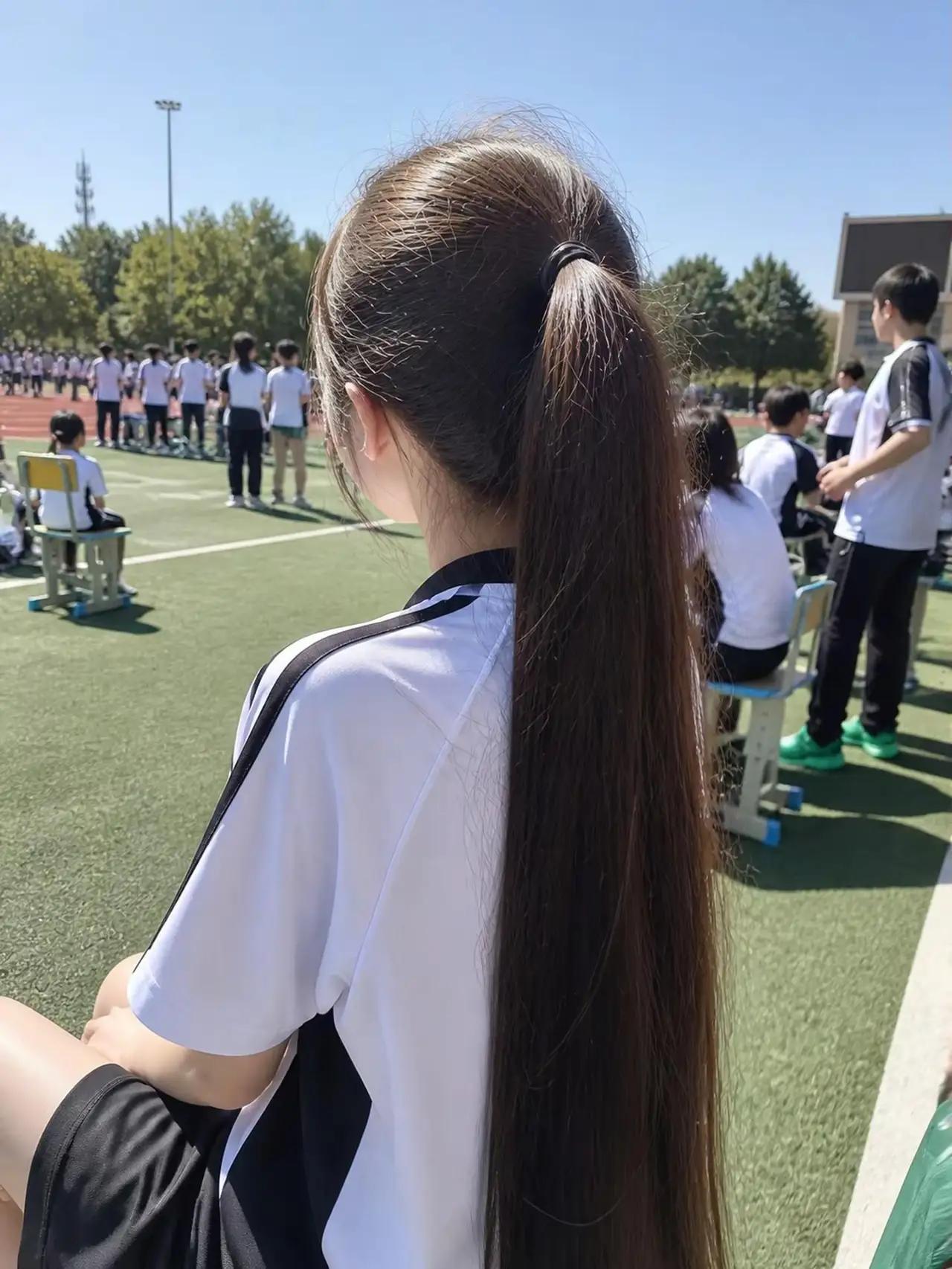 年轻就是好连头发都这么有生命力[爱心]