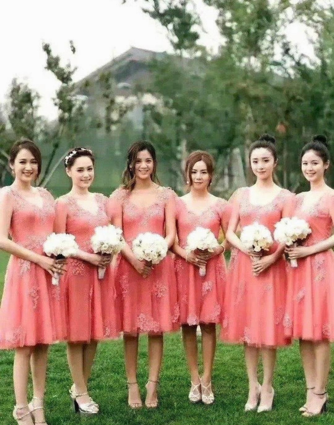 陈妍希当年的伴娘团可以算是伴娘界的天花板了吧​​​