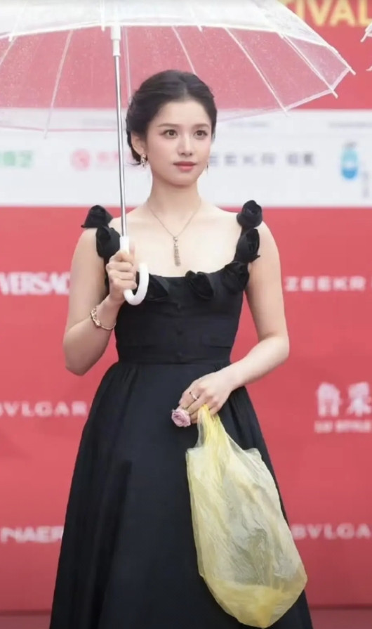 巴黎世家设计师你出来，果然不骗穷人啊。前有张婧仪的塑料袋手包，据说一万多？？