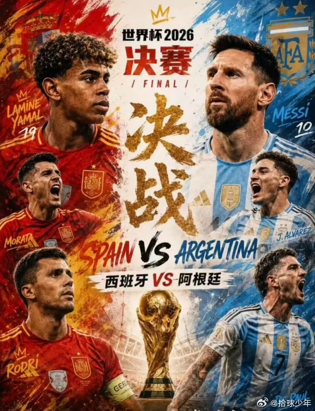 年哥分享：104世界杯03:00西班牙VS阿根廷馒头：让负披萨：阿根廷+0.2