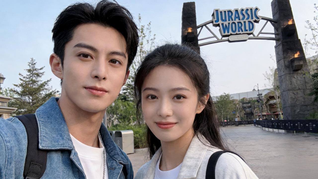 陈星旭王玉雯环球影城同框！素颜状态惊艳，大方宣新剧甜度拉满1月22日，北京