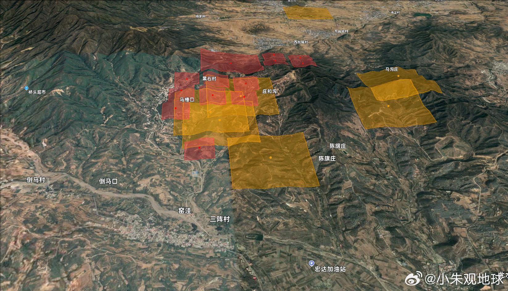【石家庄山火】根据最新全球火灾地图数据，在过去24小时内（基于MODIS1k