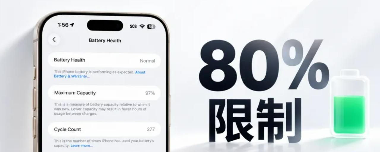 每天只充到80%来延长iPhone电池寿命，这招真的管用吗？国外有个狠人