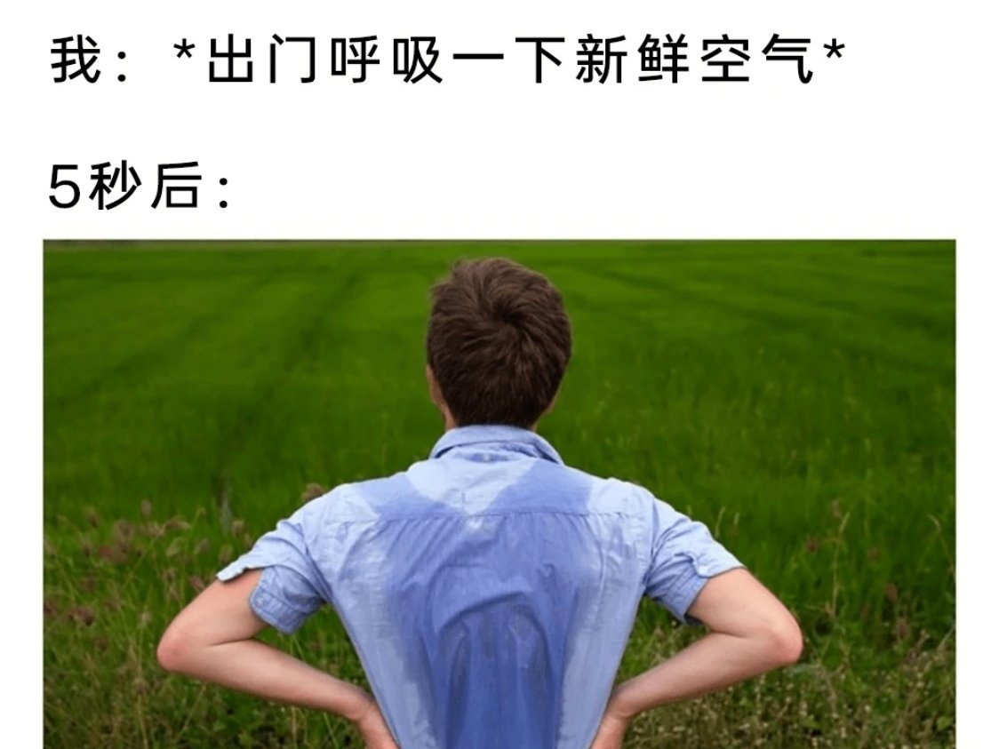 我是不会离开空调房一步的​​​