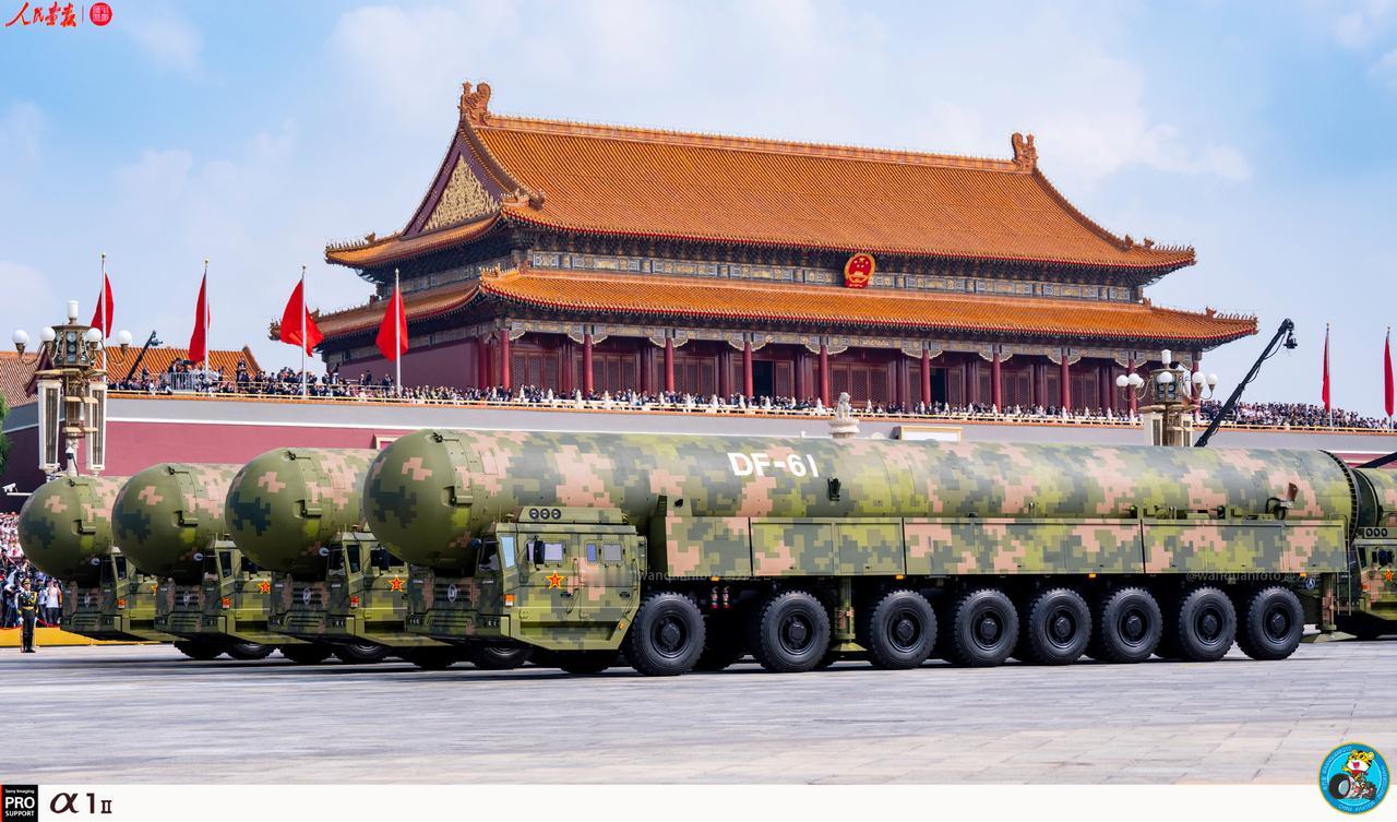 DF-61洲际弹道导弹的高清照来了，以后61不仅仅是儿童节，还是真理不过怎么看