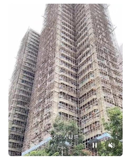 为什么要用竹子搭外墙架子？竹子搭架子有几千年的历史了，哪怕是二十年前，还有很多