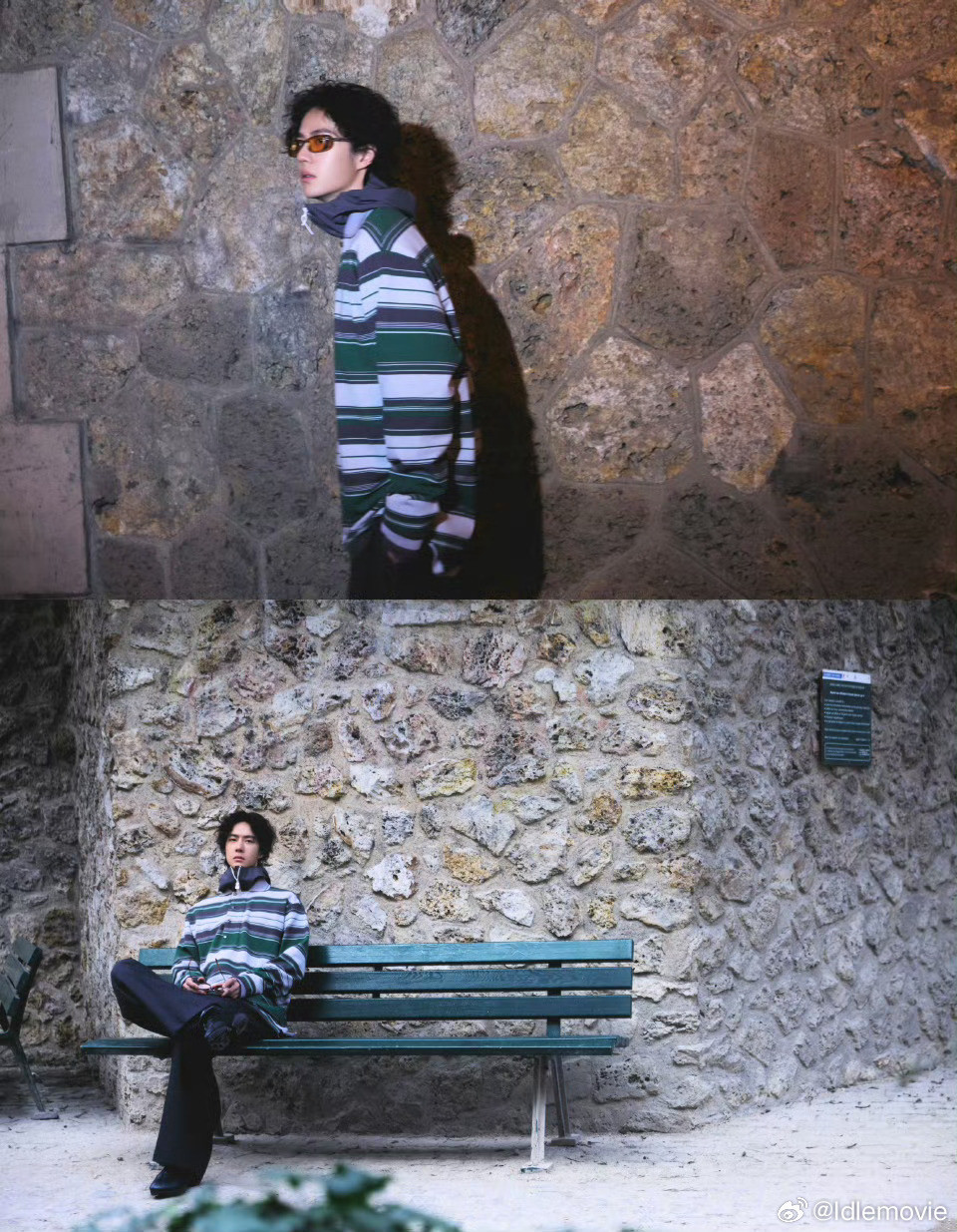 王一博Lacoste的造型帅成一道靓丽的风景线，不愧是东方精灵王子的浪漫注解。这