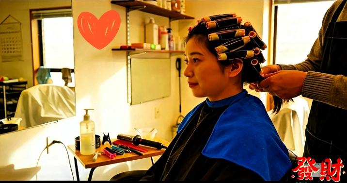 真吓人，有个女人在理发店烫头发，做了三个小时！中途说出去透透气，老板没多想就