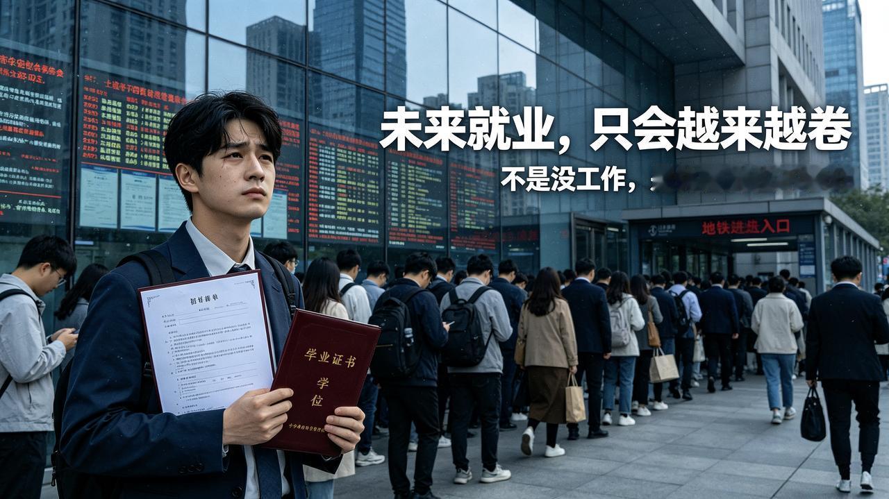 往后几十年，年轻人就业内卷只会一年比一年严峻，这早就成定局了。很多人纳闷，现如