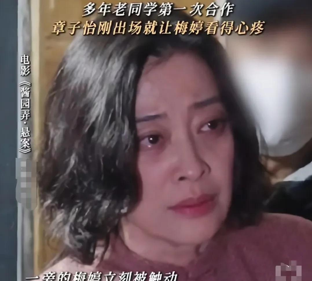 离婚后的章子怡演技爆棚，把旁边的梅婷都感动的红了眼眶。众所周知，梅婷和章子怡
