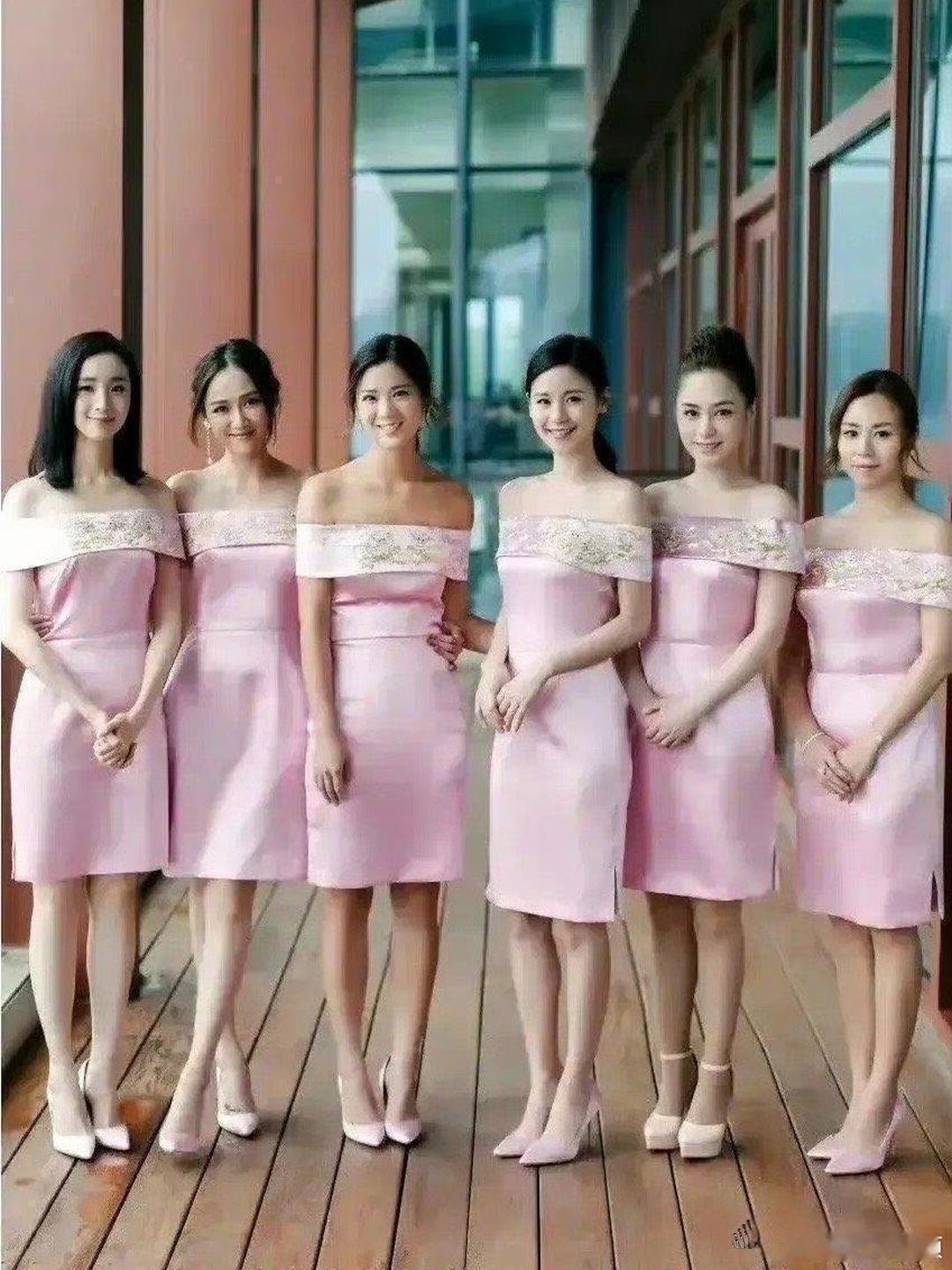 陈妍希当年的伴娘团可以算是伴娘界的天花板了吧​​​