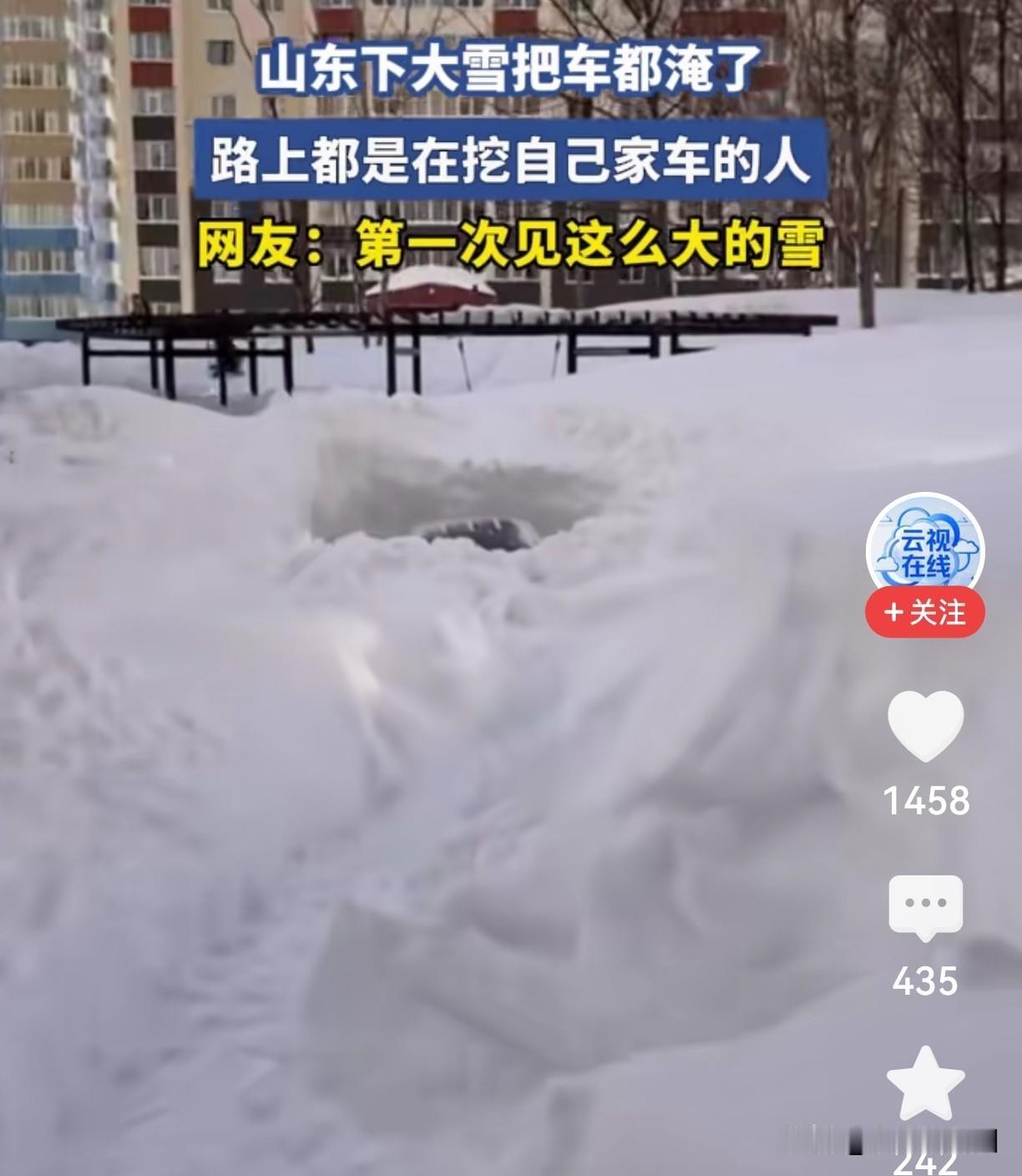 山东人集体崩溃：一夜醒来爱车“雪遁”，全民抄家伙上演挖宝大战！一大早睁开眼，