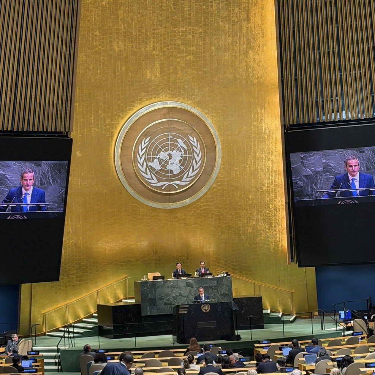 国际原子能机构总干事格罗西在《不扩散核武器条约》审议大会上发出严厉警告：“核