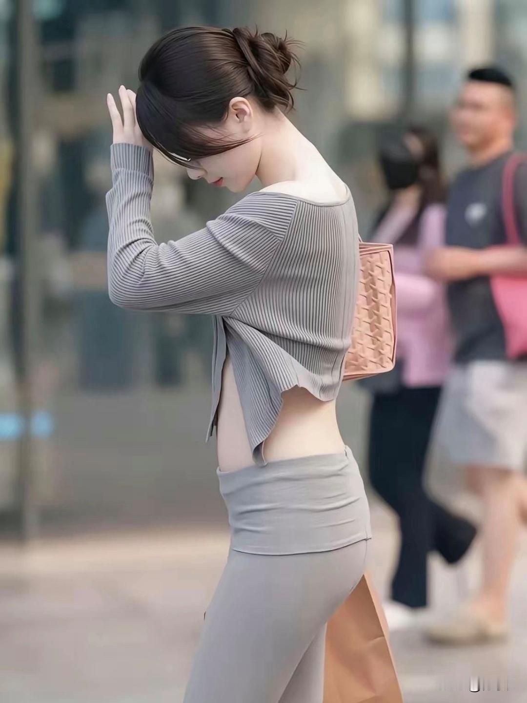 北京街景随手拍：这皮肤，这身材，天哪，居然不怕晒！