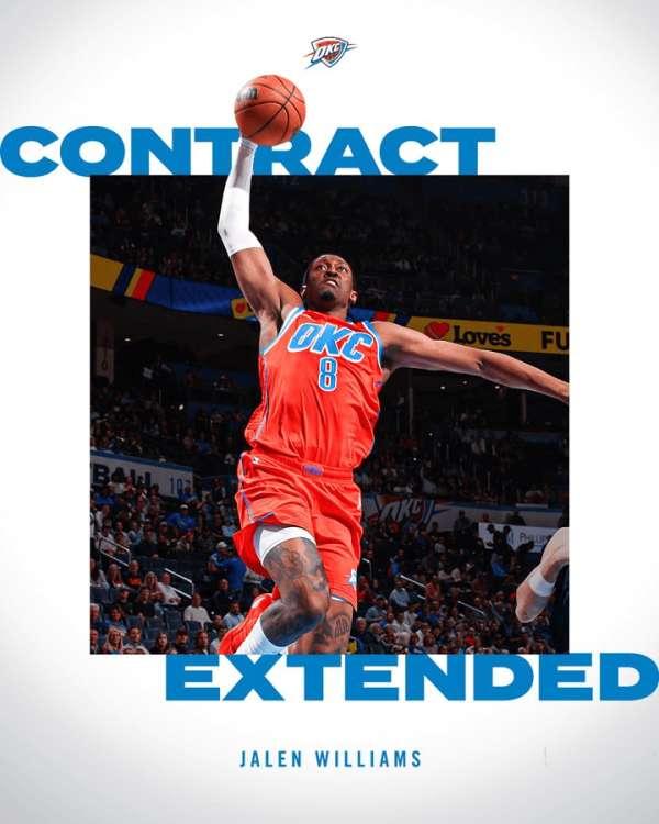 雷霆最该把杰伦威廉姆斯交易了雷霆输给森林狼，杰伦威廉姆斯复出后雷霆变得不是那