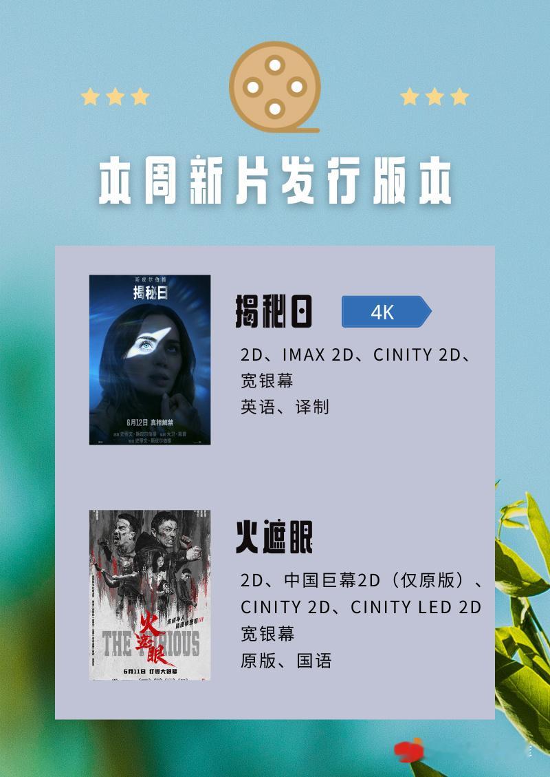 温映新片本周两部硬货！