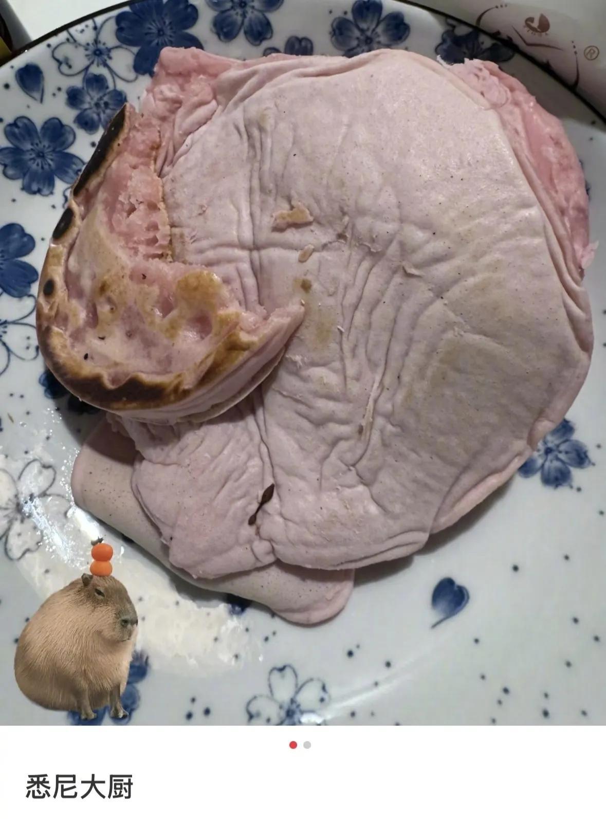 这份生猪肉（松饼）做得很好，下次还是不要再做了！