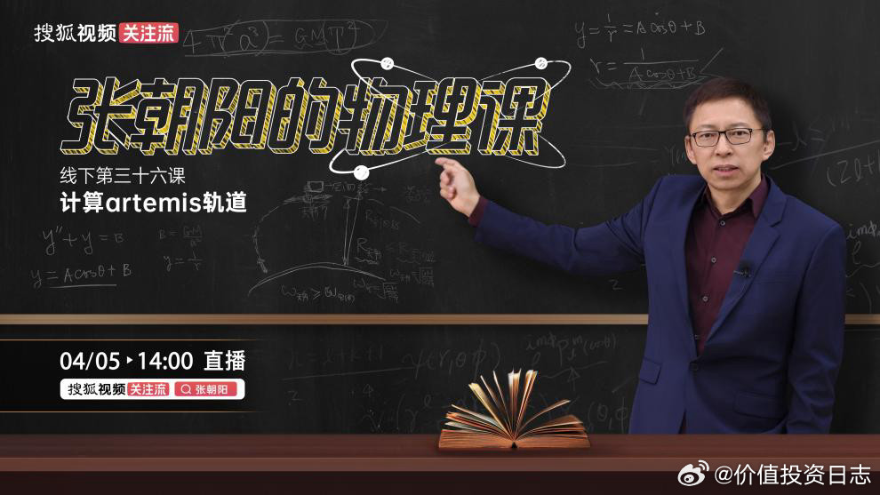 张朝阳手算NASA载人绕月轨道张朝阳说AI火爆手算也很重要4月5日，张朝阳在《张