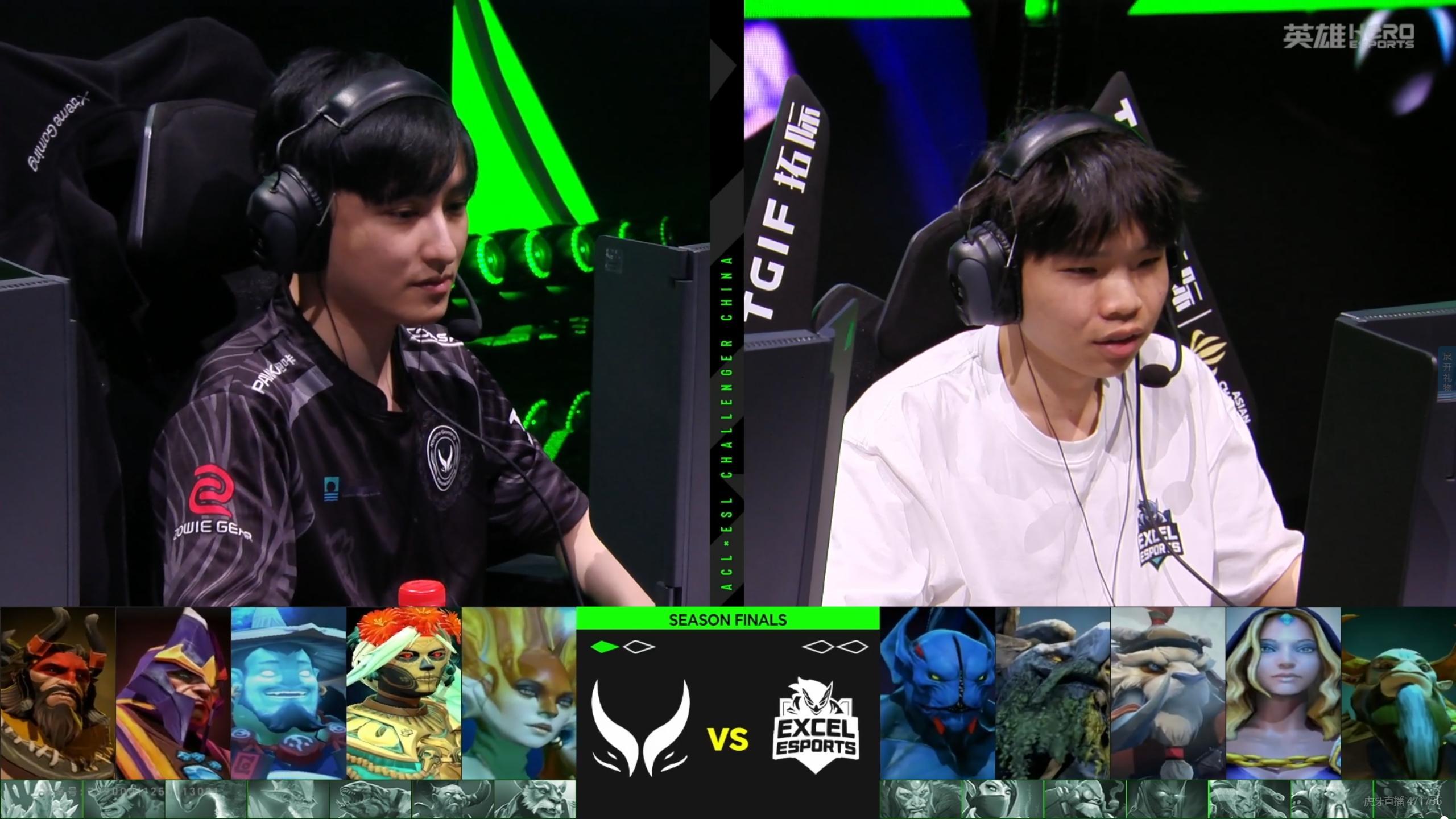 ACL胜决XGvsExcel第二局，XG24手选了很久没见的大哥小娜迦，选