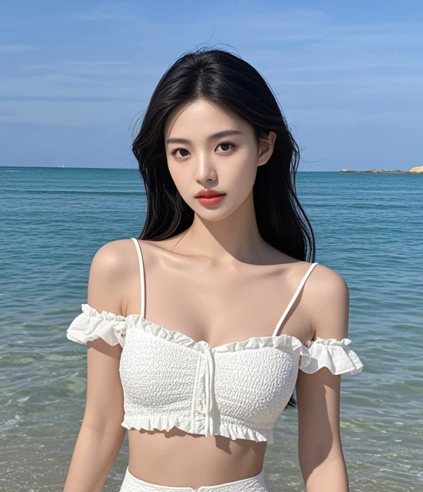 海风轻吻发梢的温柔颜杀