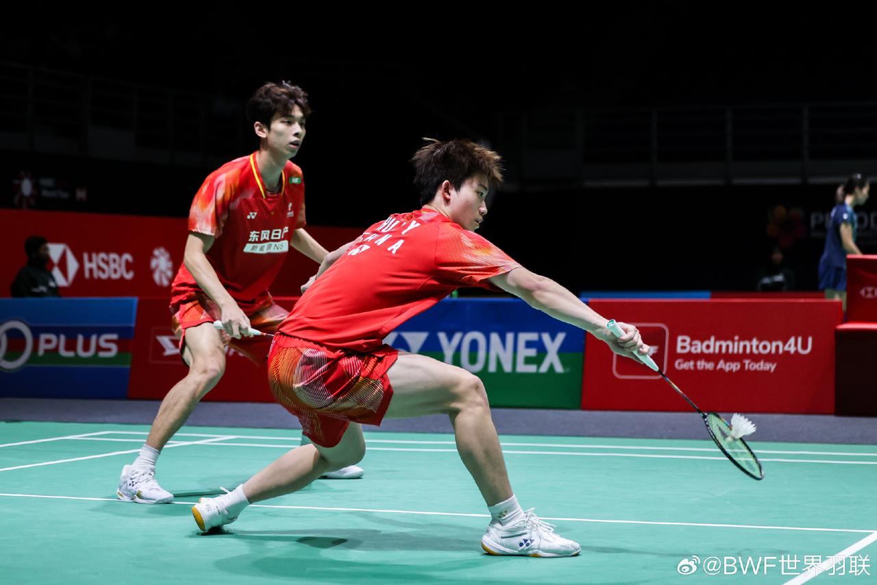 2026年马来西亚羽毛球大师赛男双1/8决赛，男双小将胡珂源/林祥毅发挥出色，直