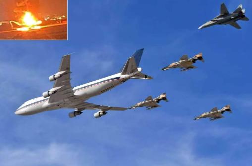 世界上第一次超重型加油机被实战摧毁！以色列空军摧毁了，世界上最后一架还在飞行的波