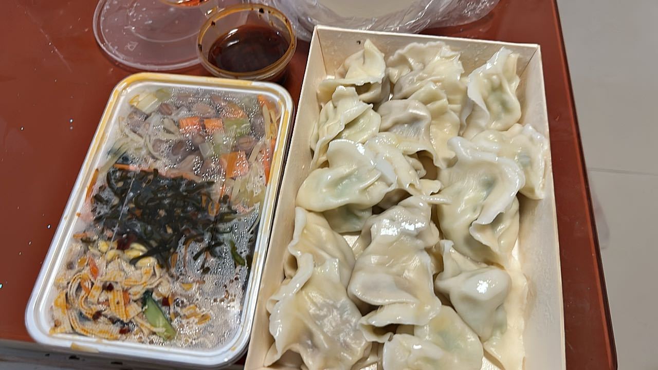 刚吃上午饭