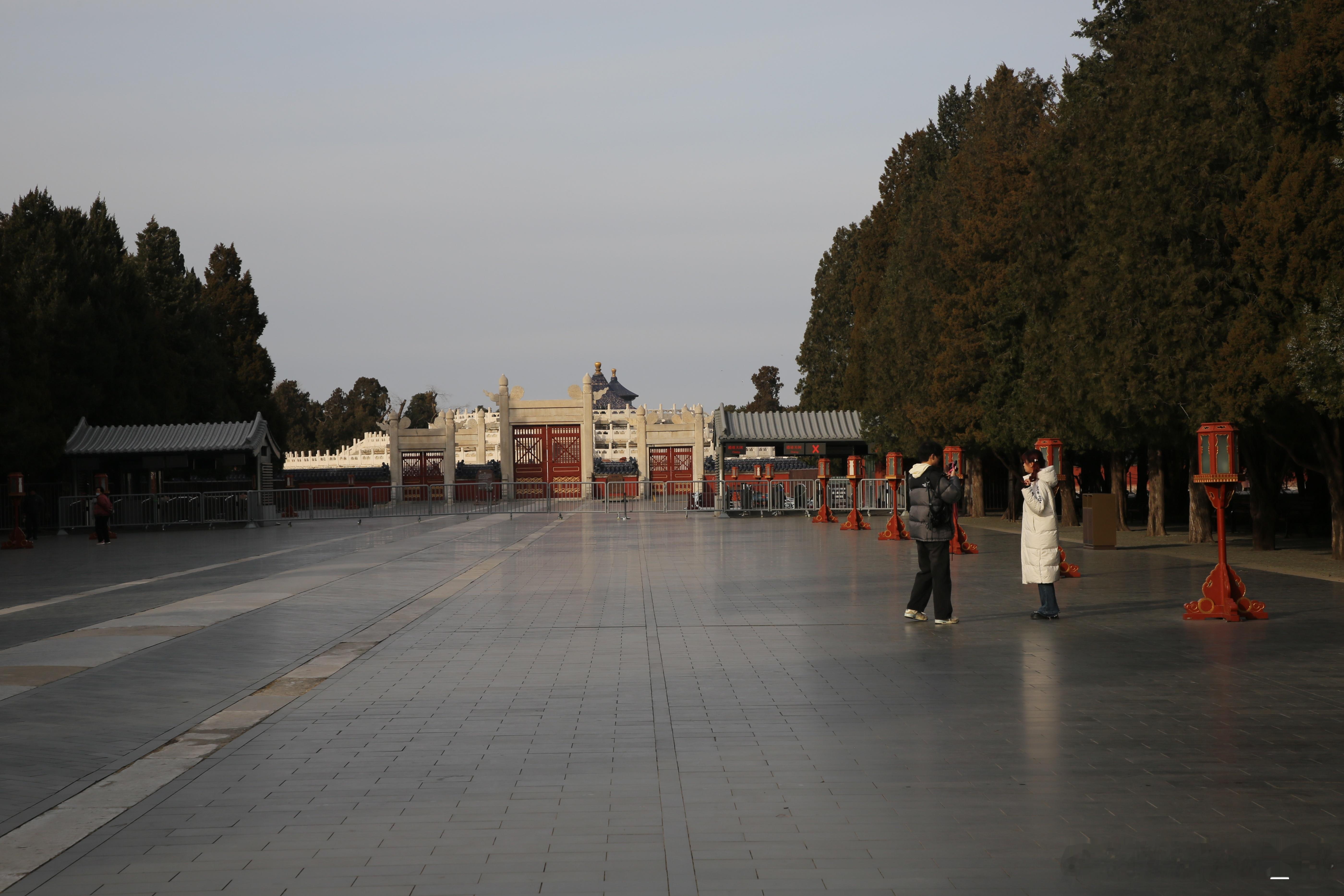 每天随手拍身边周一的天坛，因着祈年殿的闭馆，比往日清静了许多。我从南门进去，沿