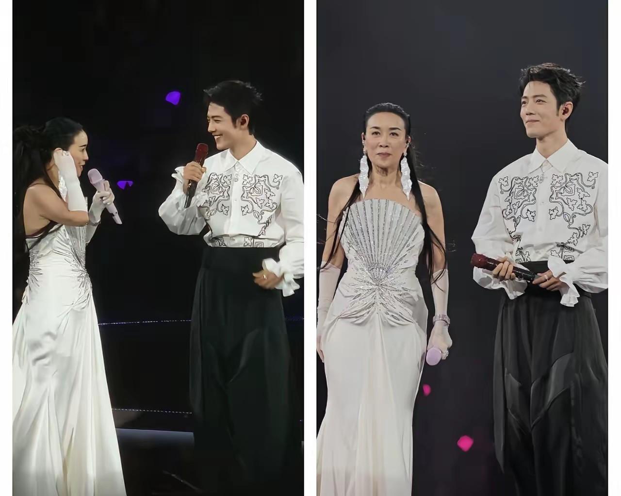其实明眼人都看得出来连现场的的歌迷也很清楚那英今晚北京演唱会的嘉宾肖战，因为